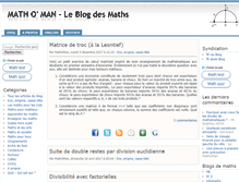 Tablet Screenshot of mathoman.com